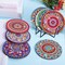 8 Pcs Coasters with Holder, Mandala DIY Diamond Art Crafts for Adults
